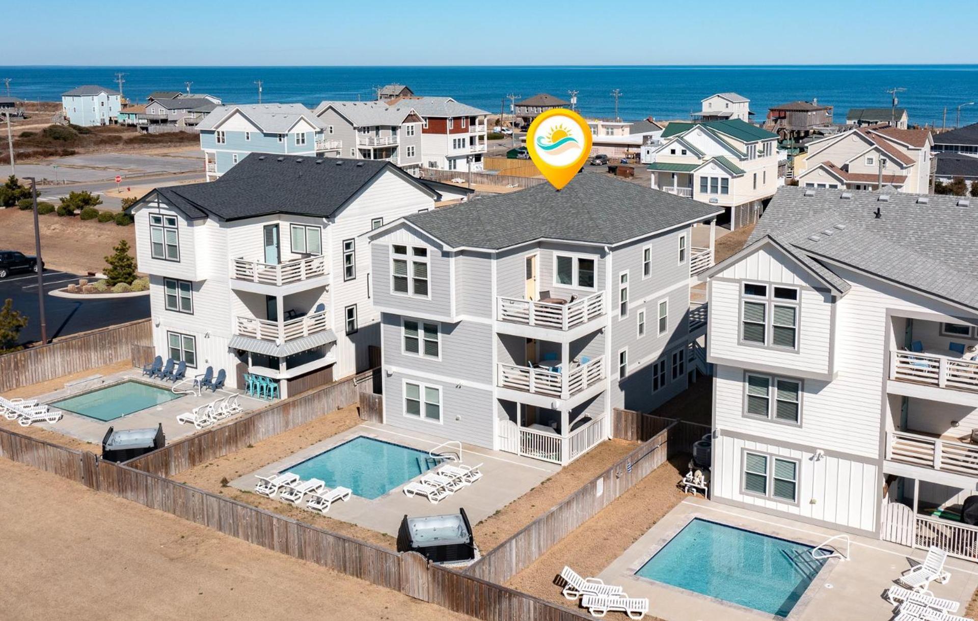 4058 Beach Haven 4 Min Walk To Beach Pool Кітті-Хок Екстер'єр фото